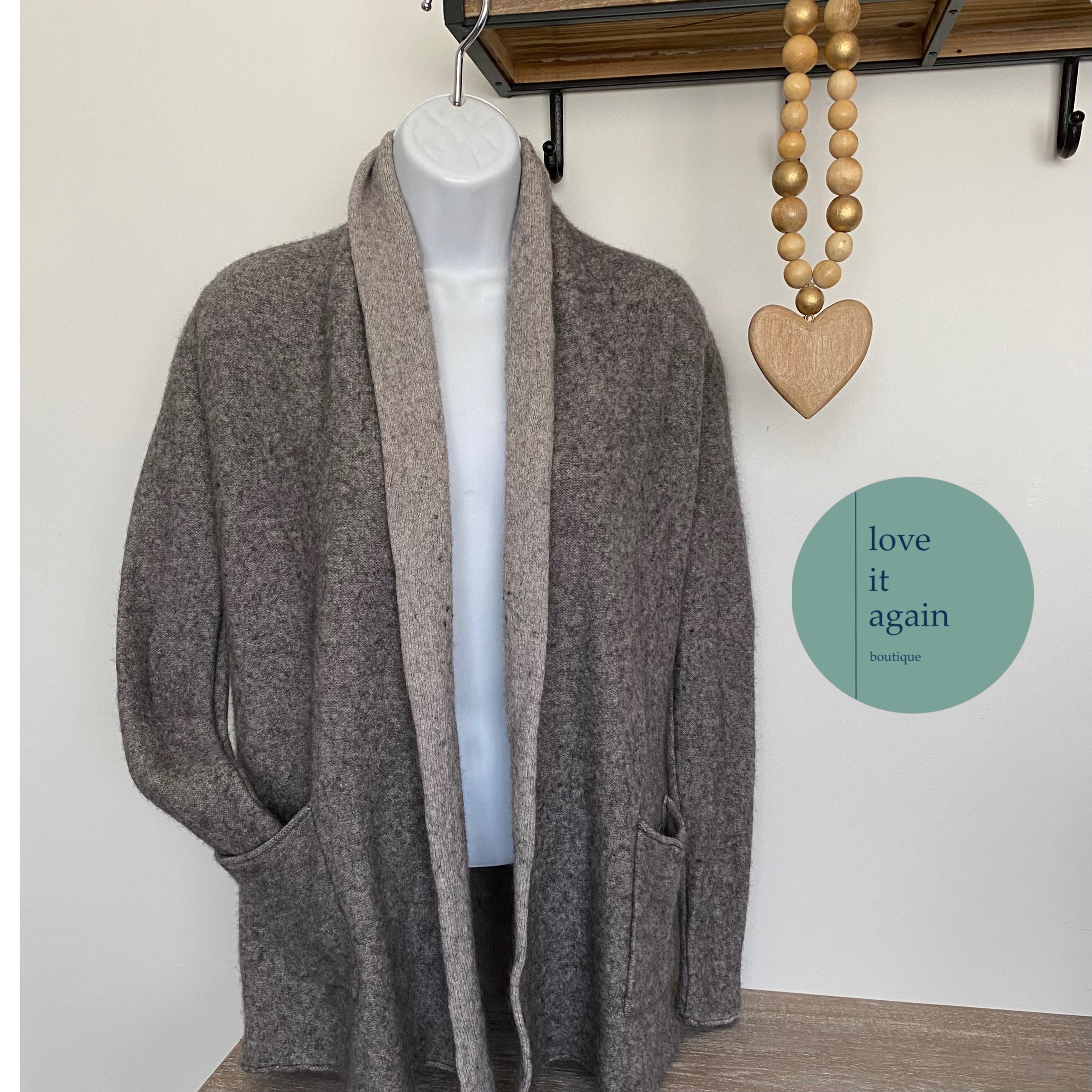 Aritzia Babaton Brennan Beekman Wool and Cashmere Cardigan Love it again boutique