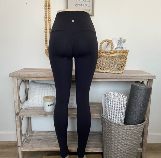 Lululemon Wunder Under Luon High Rise Leggings Rare Size 4