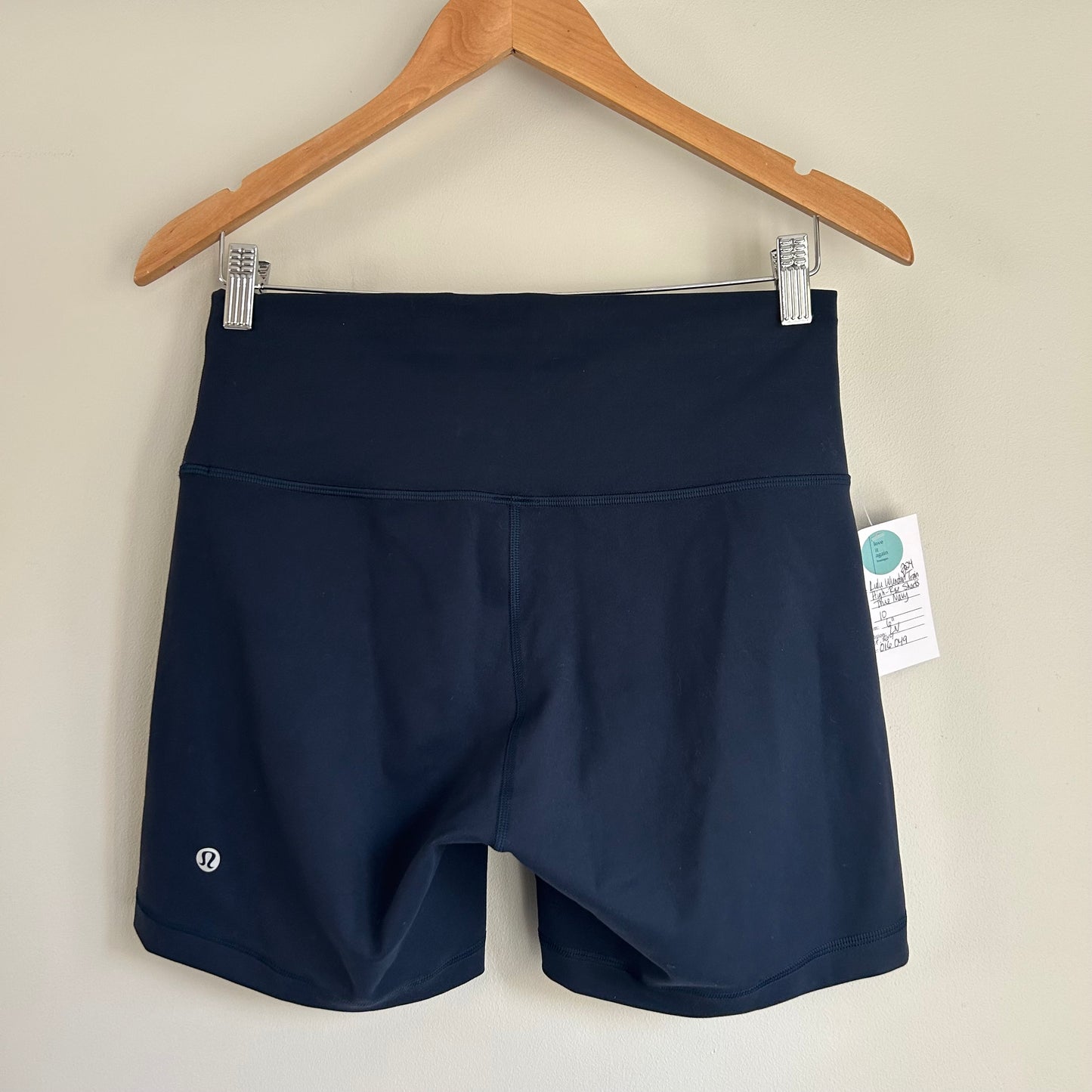 Lulu 2024 Wunder Train High Rise Shorts Size 10