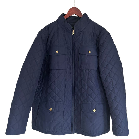 Ralph Lauren Quilted Barn Chore Coat Full Zip Mandarin Collar Size 2X