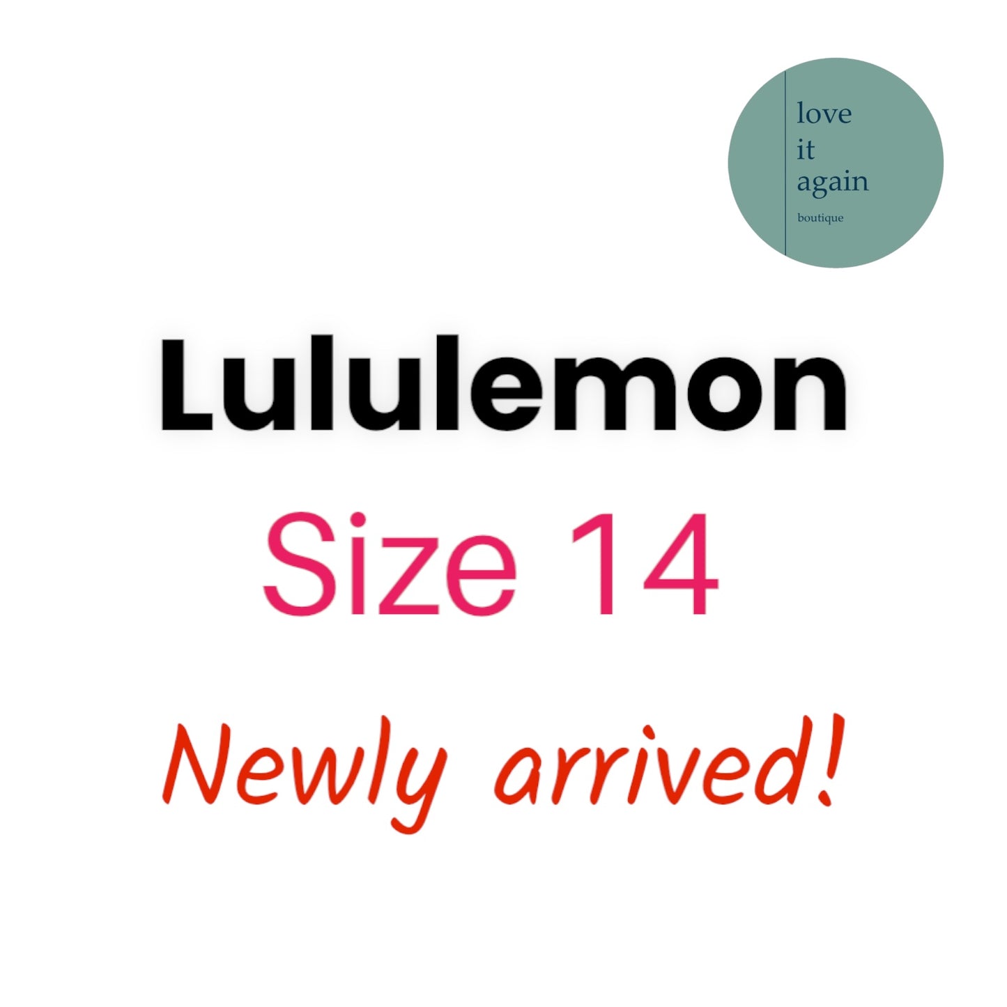 Lulu Size 14 Wunder Train High Rise Crop Rare