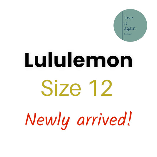 Lulu Size 12 Align Ribbed High Rise Crop 2023