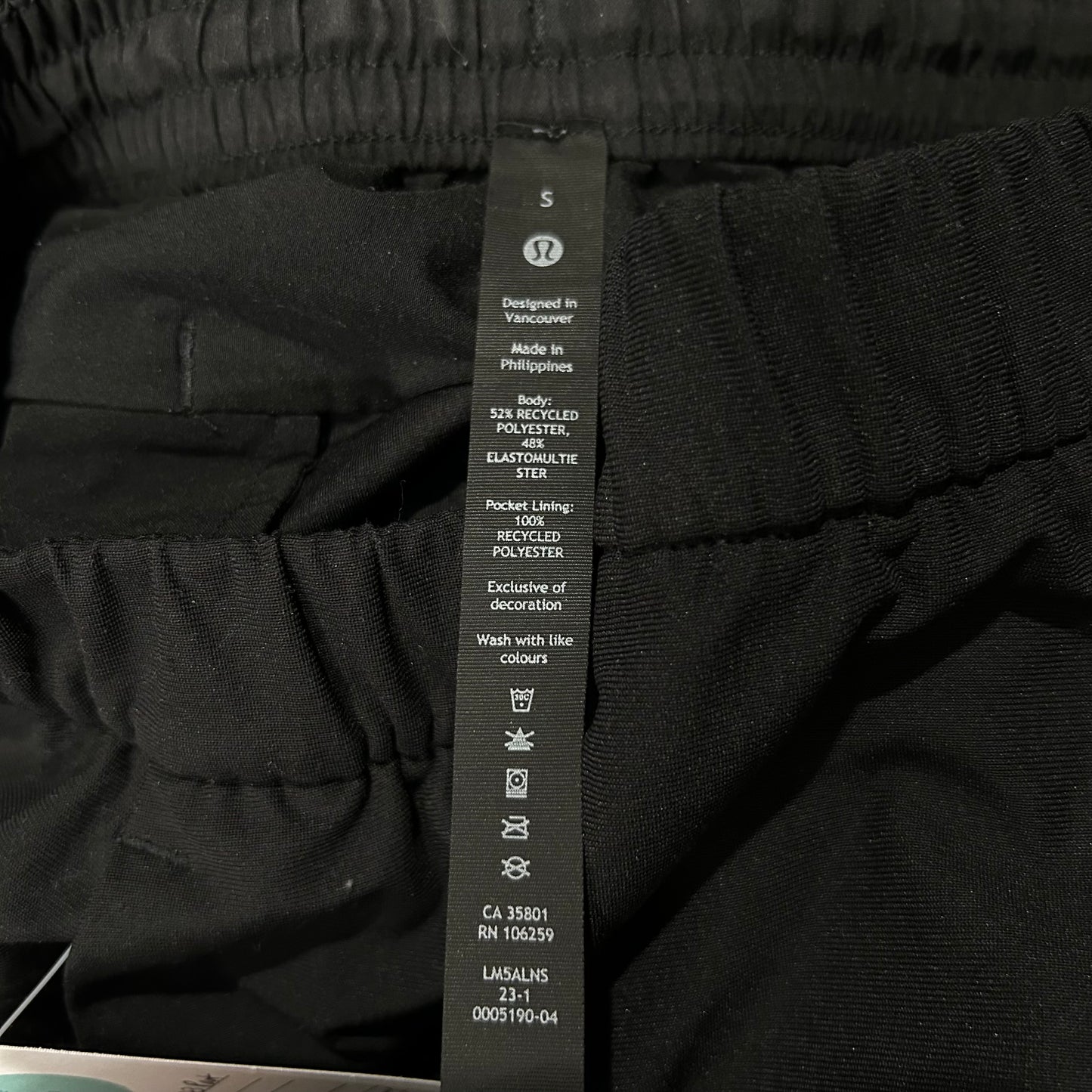 Lulu 2023 Small Men's Pants