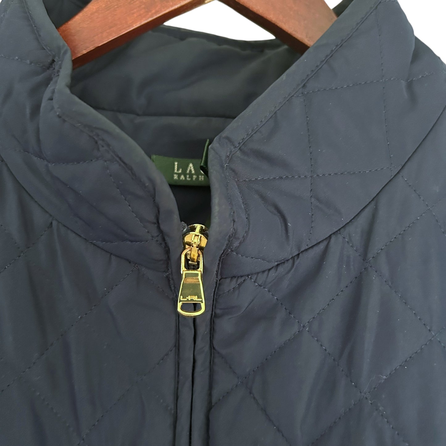 Ralph Lauren Quilted Barn Chore Coat Full Zip Mandarin Collar Size 2X