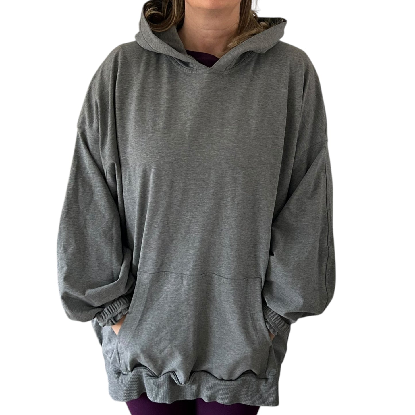 Lulu Hoodie Baggy Sleeves Kangaroo Pocket Size 3X