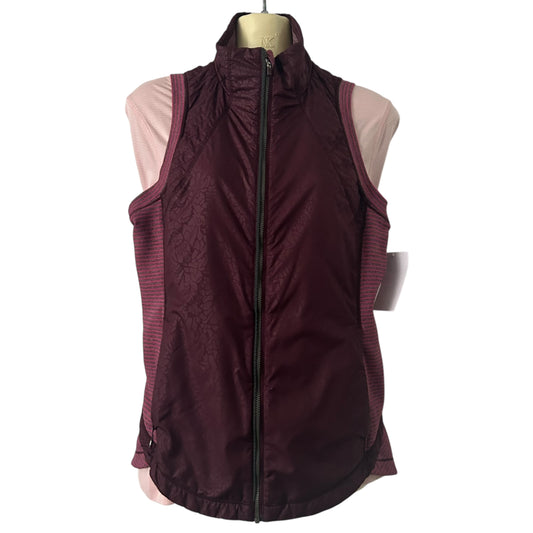 Lulu Size 8 Rebel Runner Vest Bordeaux Drama Bumble Berry Rare