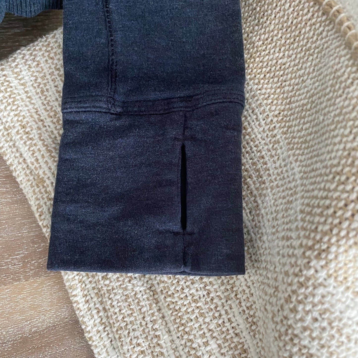 Lululemon Navy Stress Less Hoodie Rare Size 10