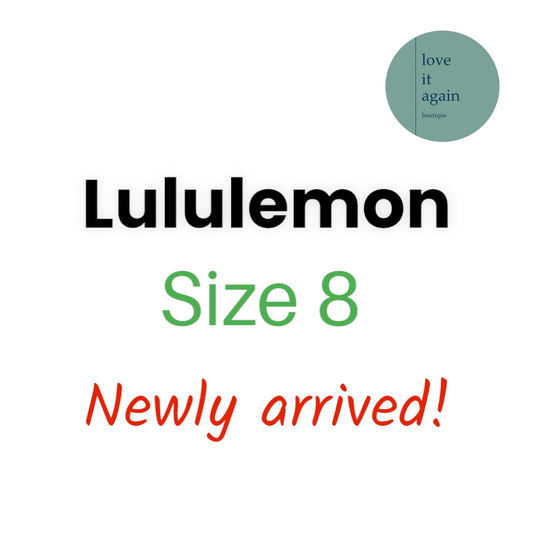 Lulu Size 8 Warm Down Joggers