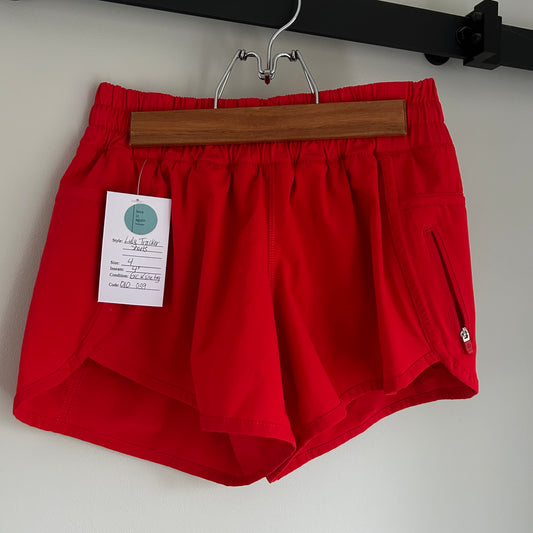 Lululemon Tracker Shorts Size 4